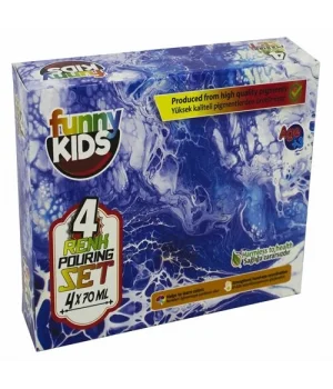 Funny Kids Pouring Boya Seti 4lü