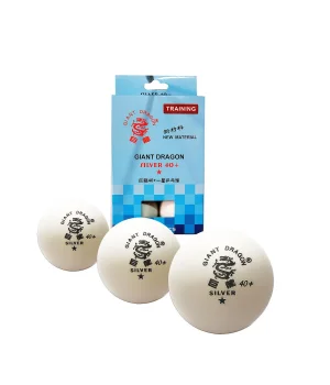Giant Dragon 6 Adet Antrenman Pinpon Topu Sılver 40+