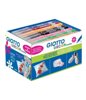 Giotto Decor Textile Kumaş Boyama Kalemi Seti 48li Sınıf Seti