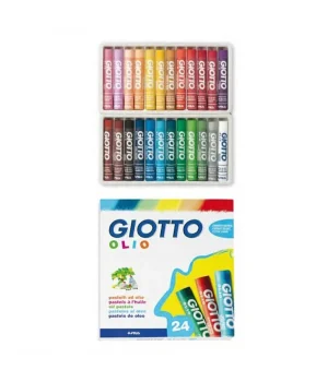 Giotto Olio - Yağlı Pastel Boya (Silindir) 24 Renk