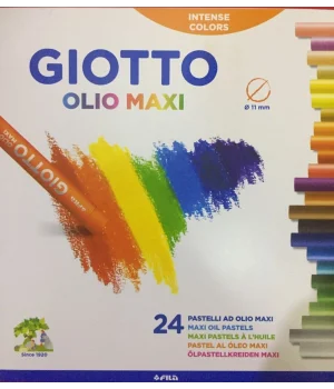 Giotto Olio Yağlı Pastel Boya Silindir 24 Renk Karton Kutu (293100)