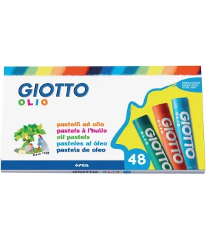 Giotto Olio - Yağlı Pastel Boya (Silindir) 48 Renk