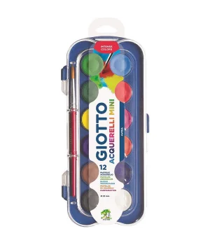 Giotto Sulu Boya 12 Renk 23 mm. Çap