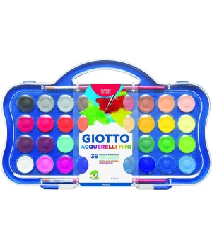Giotto Sulu Boya 36 Renk 23 mm. Çap