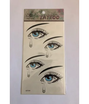 Göz Yapıştırma Sticker Dövme Geçici Dövme Temporary Tattoos