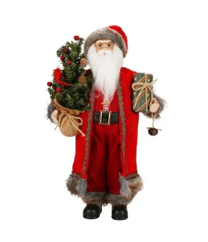 Gözlüklü Noel Baba Dekoratif Biblo 47 cm