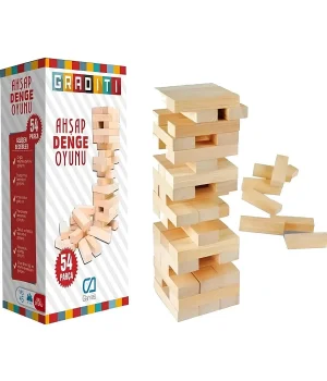 Graditi Ahşap Denge Oyunu Küçük Boy