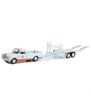 Greenlight 1:64 1968 Chevrolet C-10 Shortbed and Tandem Car