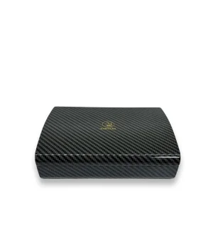 Guevara Karbon Desen Mini Puro Kutusu Humidor Siyah 5s