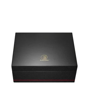 Guevara Karbonfiber Humidor Puro Kutusu Siyah 40s