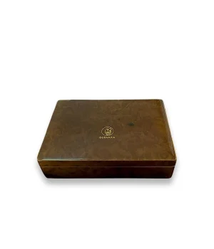 Guevara Sedir Mini Puro Kutusu Humidor Kahve 4s