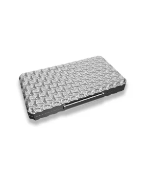 Guevara Stone Aluminyum Sedir Puro Taşıma Çantası Silver 5li