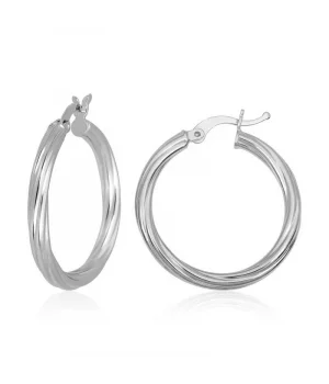Gümüş 3 mm Burgu Şarnel Küpe