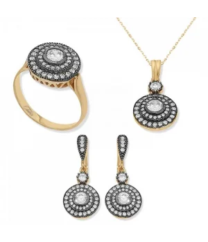 Gümüş Elmas Model Bayan Set