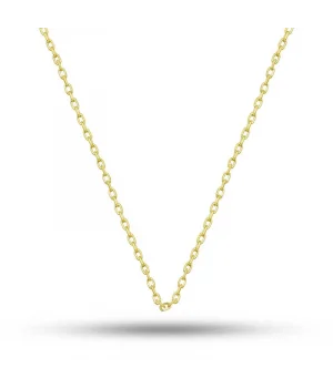 Gümüş Gold 0.30 Mikron 50 Cm Forse Kadın Zincir