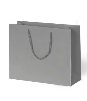 Gümüş Karton Çanta 42x38cm