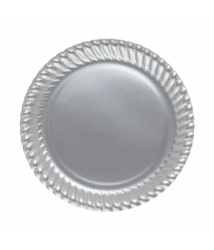 Gümüş Karton Tabak 23 cm