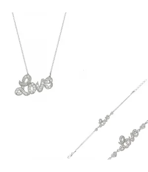 Gümüş Love Set