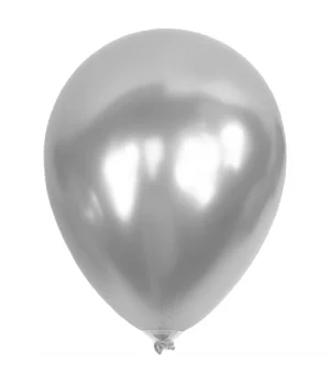 Gümüş Metalik Balon 12