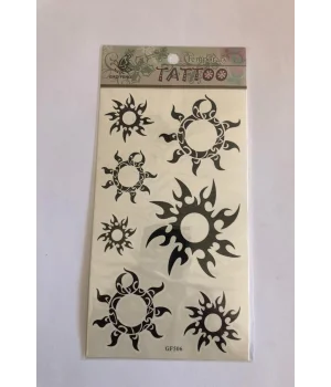 Güneş Yapıştırma Sticker Dövme Geçici Dövme Temporary Tattoos
