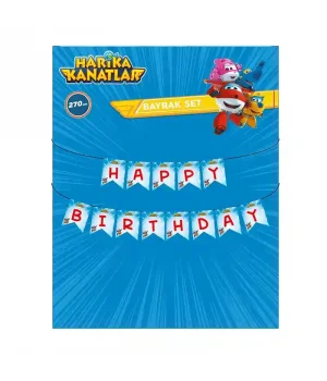 Harika Kanatlar Happy Birthday Harf Afiş