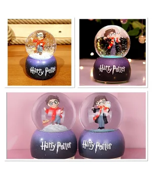 Harry Potter Üflemeli Işıklı Müzikli Kar Küresi Orta Boy Alk3119