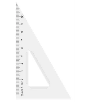 Hatas Plastik Gönye 12 cm. (30-60-90)