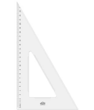 Hatas Plastik Gönye 26 cm. (30-60-90)