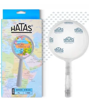 Hatas Plastik Mercek Büyüteç 90 mm.