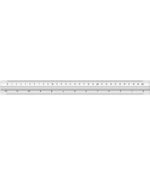 Hatas Tribldesimetre Şeffaf 30 cm. (12 inch)