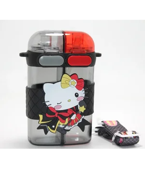 Hello Kitty Figürlü Çift Bölmeli Matara Suluk Alk4716