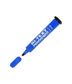 Hi-Text 830PC Kesik Uçlu Permanent Kalem 6.0 mm. Mavi