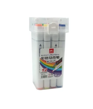 Hobi Market Art Çift Uçlu Marker Kalem Seti 12 Renk