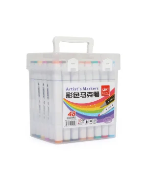 Hobi Market Art Çift Uçlu Marker Kalem Seti 48 Renk