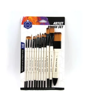 Hobi Market Art Sentetik Karma Fırça Seti 12li