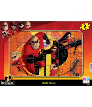 Incredibles 2 24 Parça Frame Puzzle