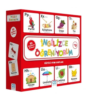 İngilizce Öğreniyorum Eğitici Oyun Kartları
