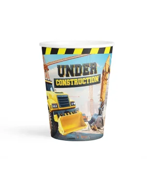 İnşaat Makineleri Karton Bardak 200ml