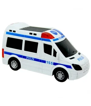 Işıklı Sesli Pilli Polis Arabası