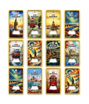 İstanbul Temalı Açacaklı Buzdolapı Süsü Magnet Alk5410