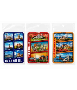 İstanbul Temalı Ahşap Buzdolapı Süsü Magnet Alk5824