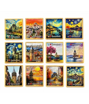 İstanbul Temalı Buzdolapı Süsü Magnet Alk5404
