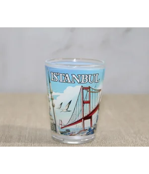 İstanbul Temalı Cam Shot Bardak Alk4357