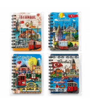 İstanbul Temalı Kabartmalı Defter Alk5823