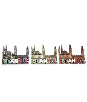İstanbul Temalı Metal Magnet Alk3341