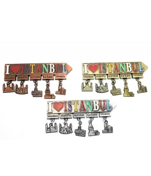 İstanbul Temalı Metal Magnet Alk3343
