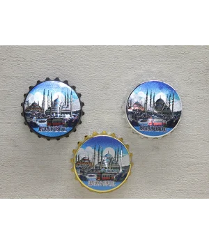 İstanbul Temalı Metal Magnet Alk4339