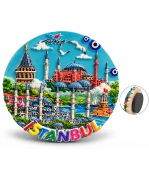 İstanbul Temalı Polyester Magnet Alk5863