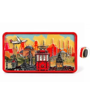 İstanbul Temalı Polyester Magnet Alk5866