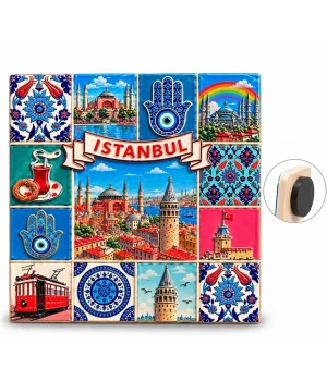 İstanbul Temalı Polyester Magnet Alk5868